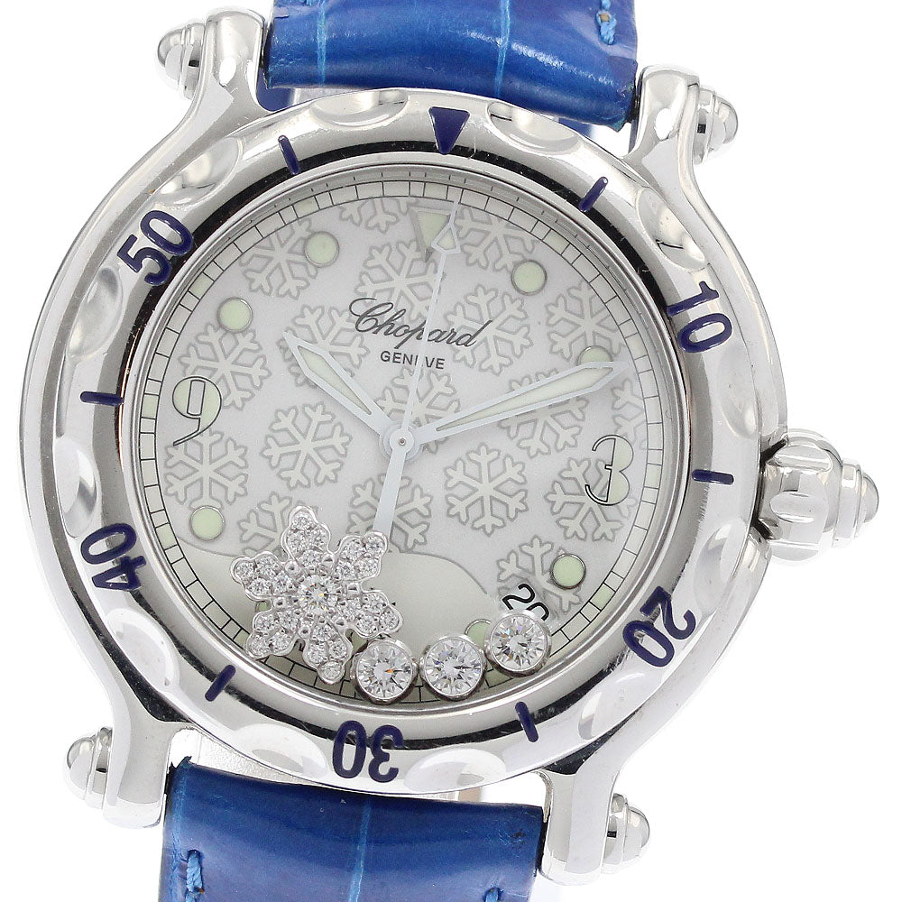 Chopard 28/8948 Happy Sport Snowflake 3-Diamond Quartz Women's Watch