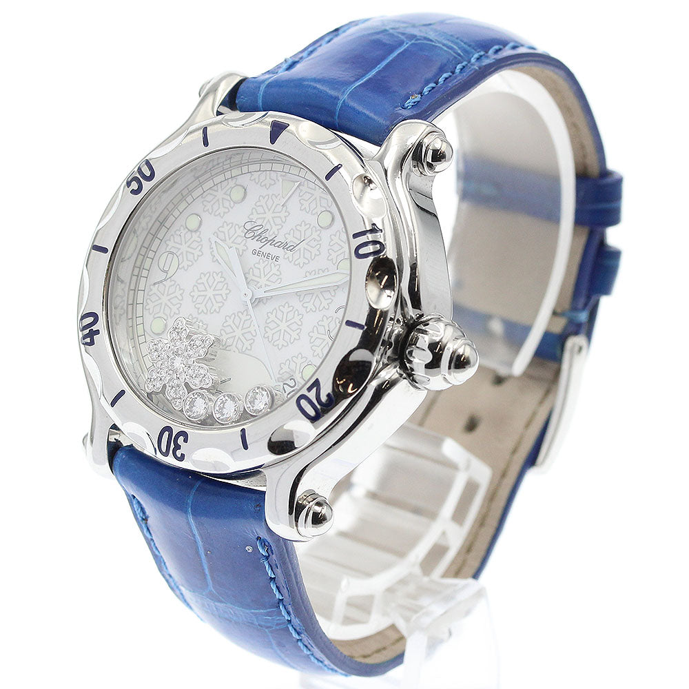 Chopard 28/8948 Happy Sport Snowflake 3-Diamond Quartz Women's Watch