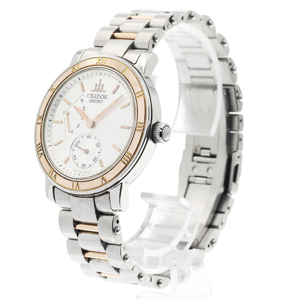 SEIKO GCAY992/4S79-0020 Credor Power Reserve Manual Winding Men's Watch
