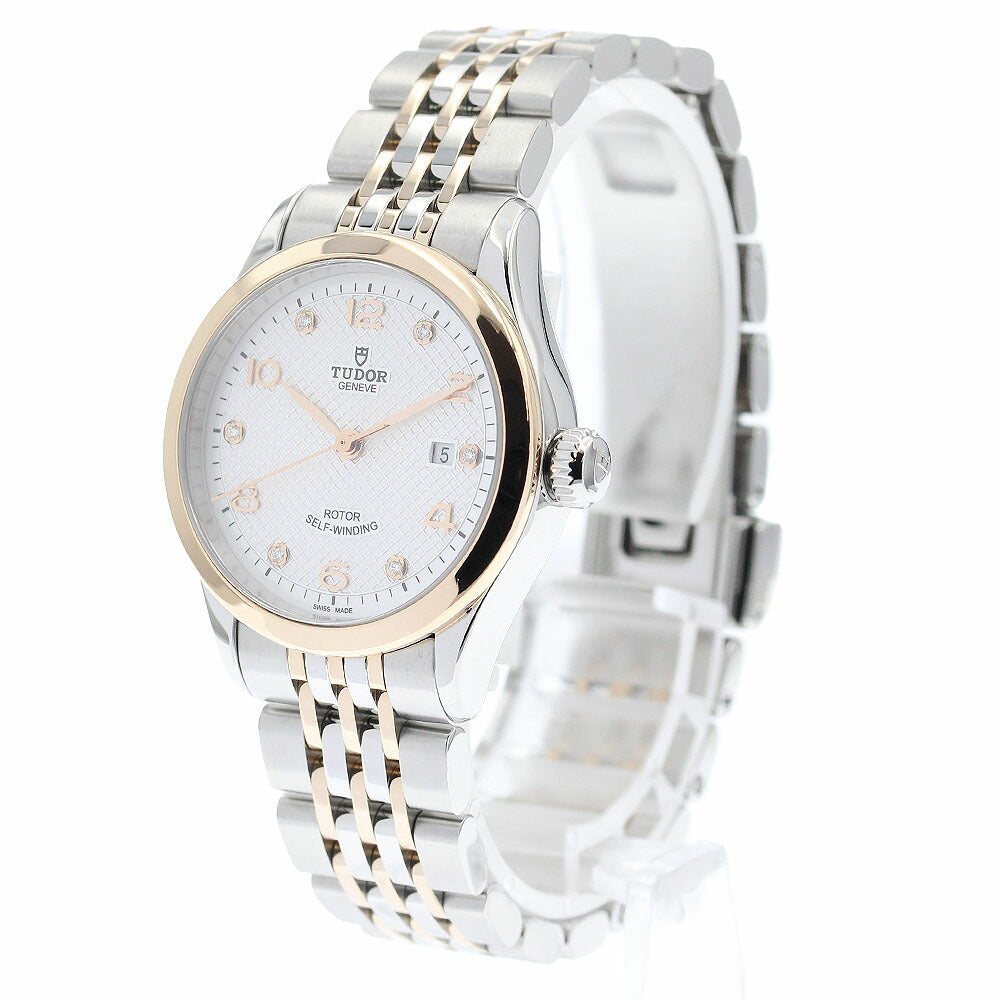 TUDOR 91351 1926 Date 6P Diamond PG Combination Automatic Men's Watch Excellent Condition with Warranty.