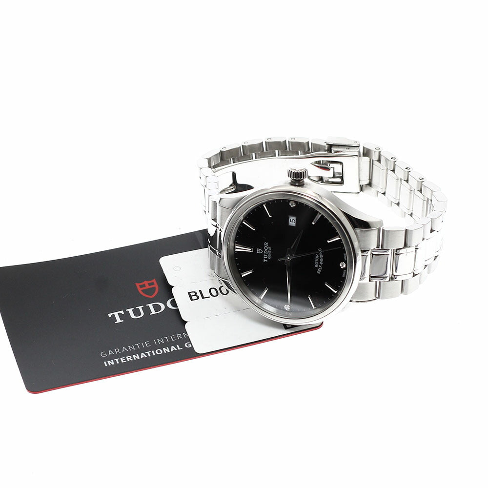 TUDOR 12700 Style 3P Diamond Date Automatic Men's Watch Excellent Condition with Warranty.