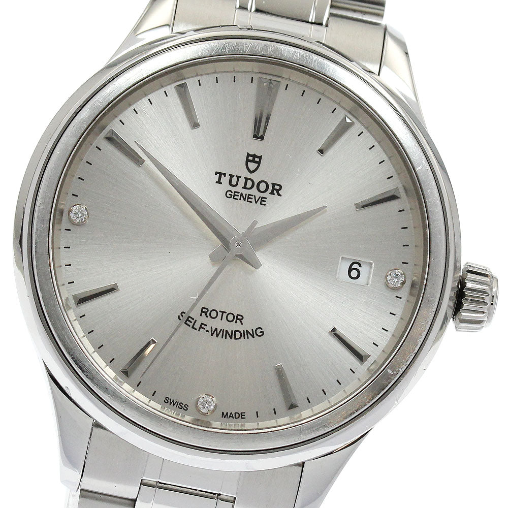 TUDOR 12500 Style Date 3P Diamond Automatic Men's Watch with Warranty Card
