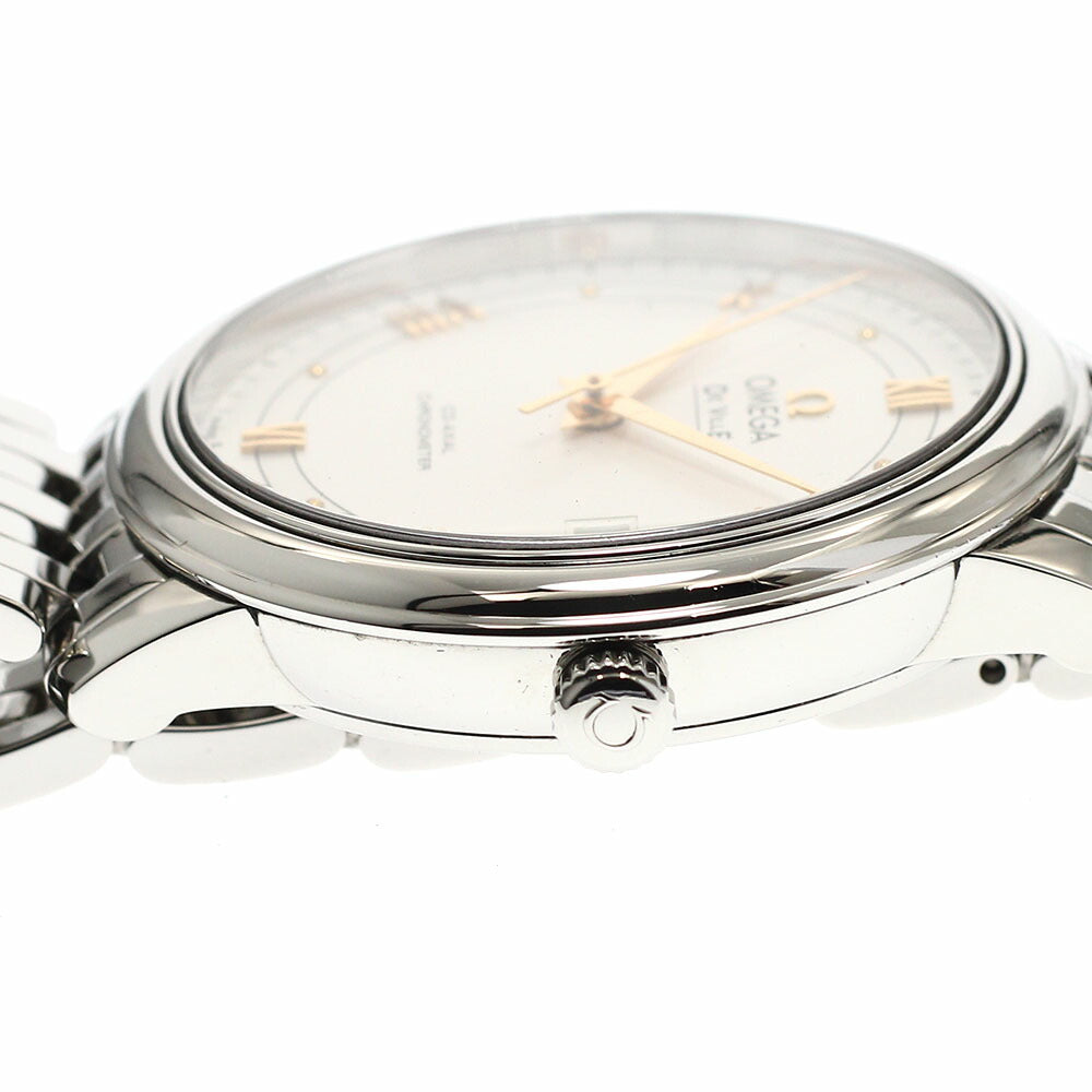 OMEGA 424.10.37.20.02.002 De Ville Prestige Co-Axial Automatic Men's Watch Excellent Condition with Warranty Card