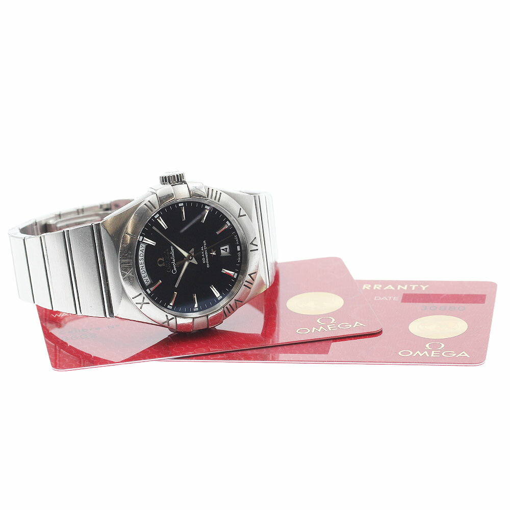 OMEGA 123.10.38.22.01.001 Constellation Day-Date Co-Axial Automatic Men's Watch with Warranty