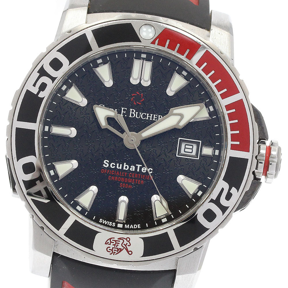 CARL F.BUCHERER 00.10632.23.33.99 Patravi ScubaTec SFA Special Edition Automatic Men's Watch with Box and Warranty