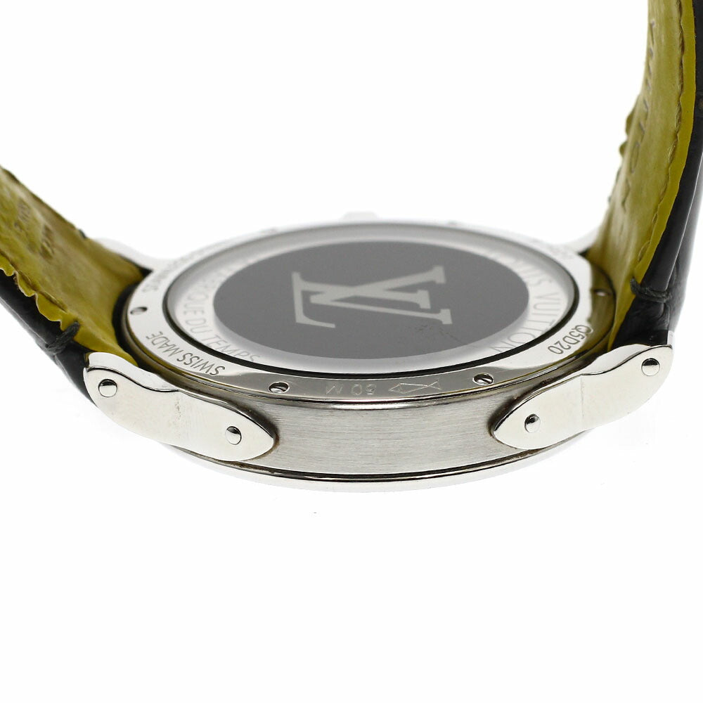 LOUIS VUITTON Q5D20 Escale Time Zone World Time Automatic Men's Watch with Box and Warranty Card