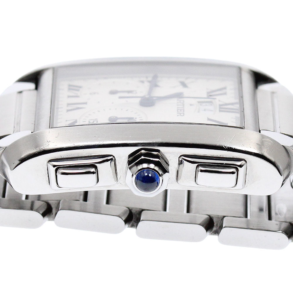 CARTIER W51024Q3 Tank Francaise Chronoreflex Quartz Men's Watch