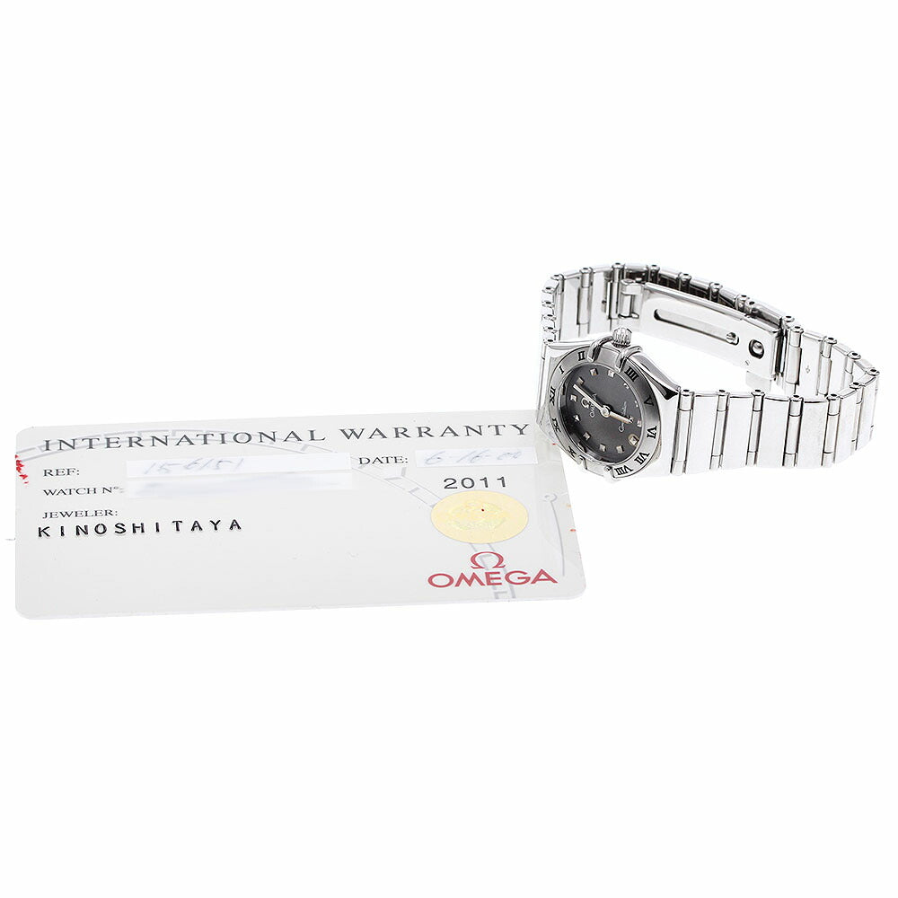 OMEGA 1561.51 Constellation Mini My Choice Quartz Ladies Watch with Warranty