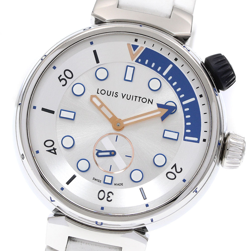 LOUIS VUITTON QA124 Tambour Street Diver Small Seconds Quartz Men's Watch