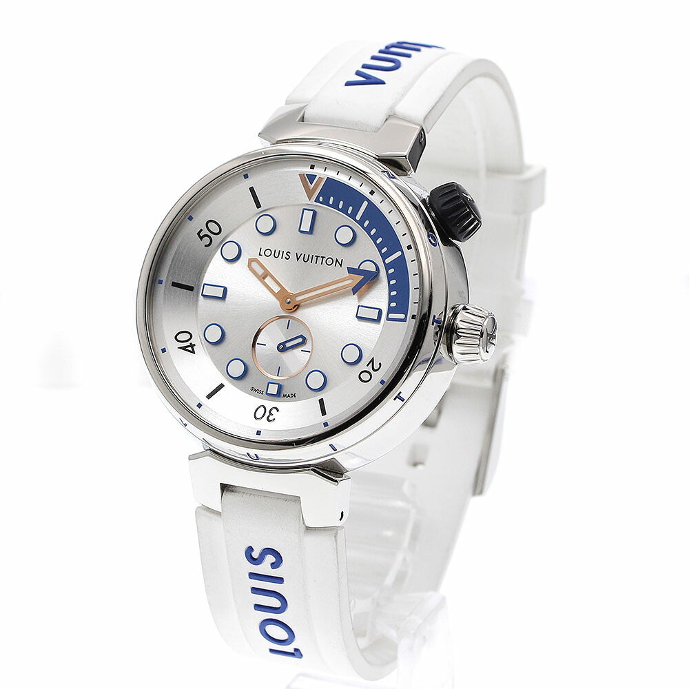 LOUIS VUITTON QA124 Tambour Street Diver Small Seconds Quartz Men's Watch