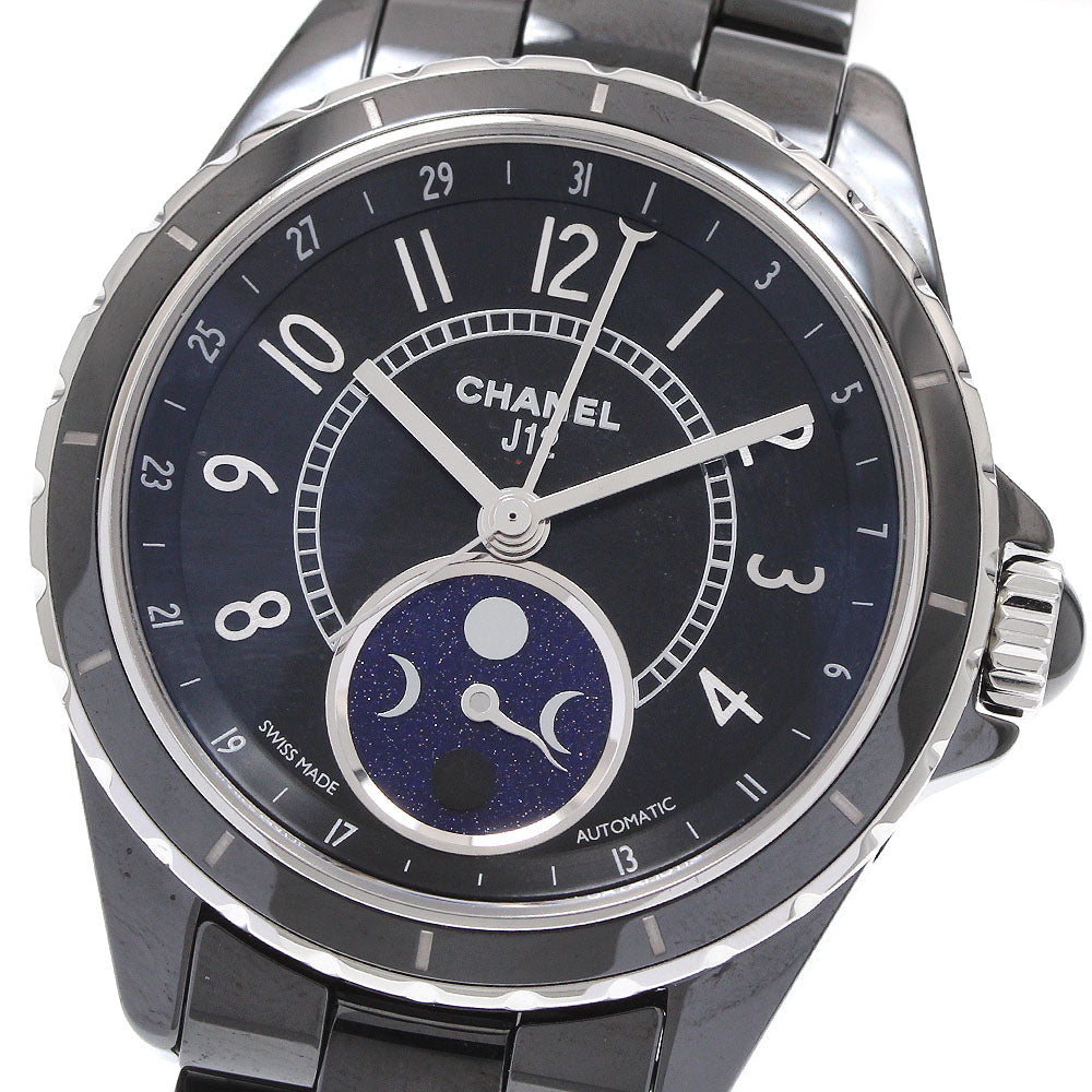 CHANEL H3406 J12 Phases de Lune Moonphase Automatic Men's Watch (Good Condition)