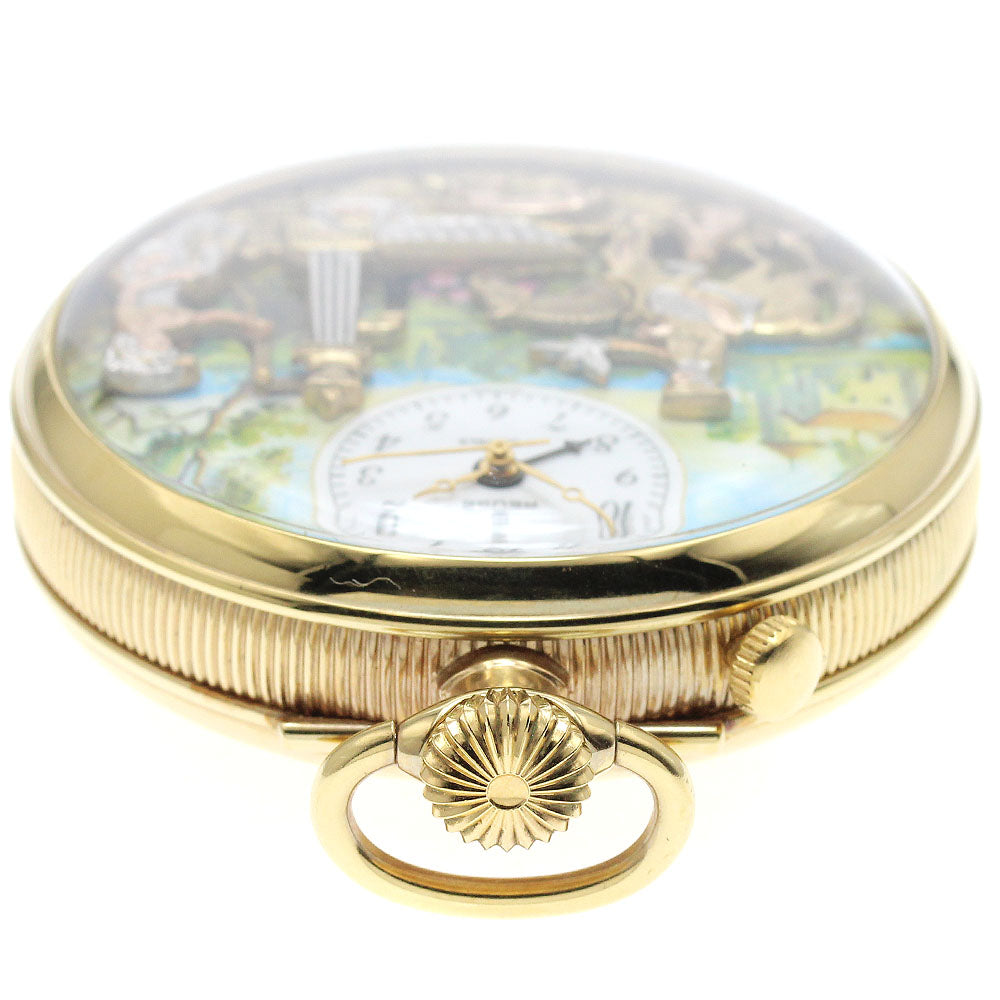 REUGE Pocket Watch Music Box Hand-wound Men's with Box and Warranty.