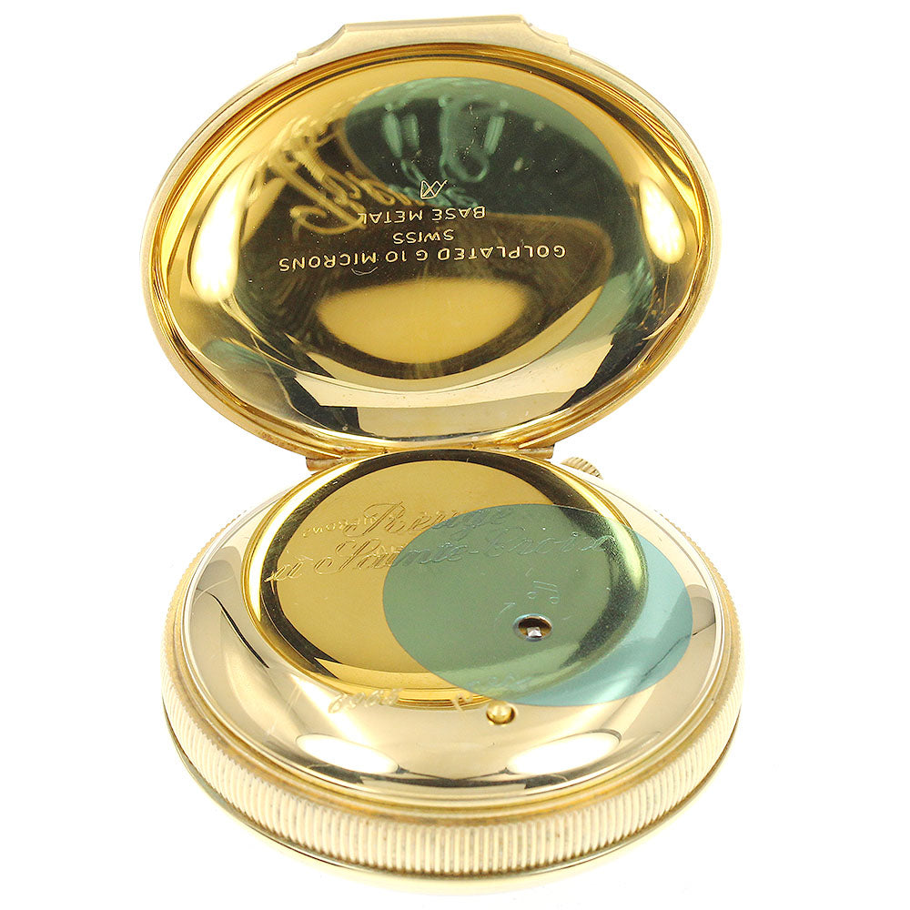 REUGE Pocket Watch Music Box Hand-wound Men's with Box and Warranty.