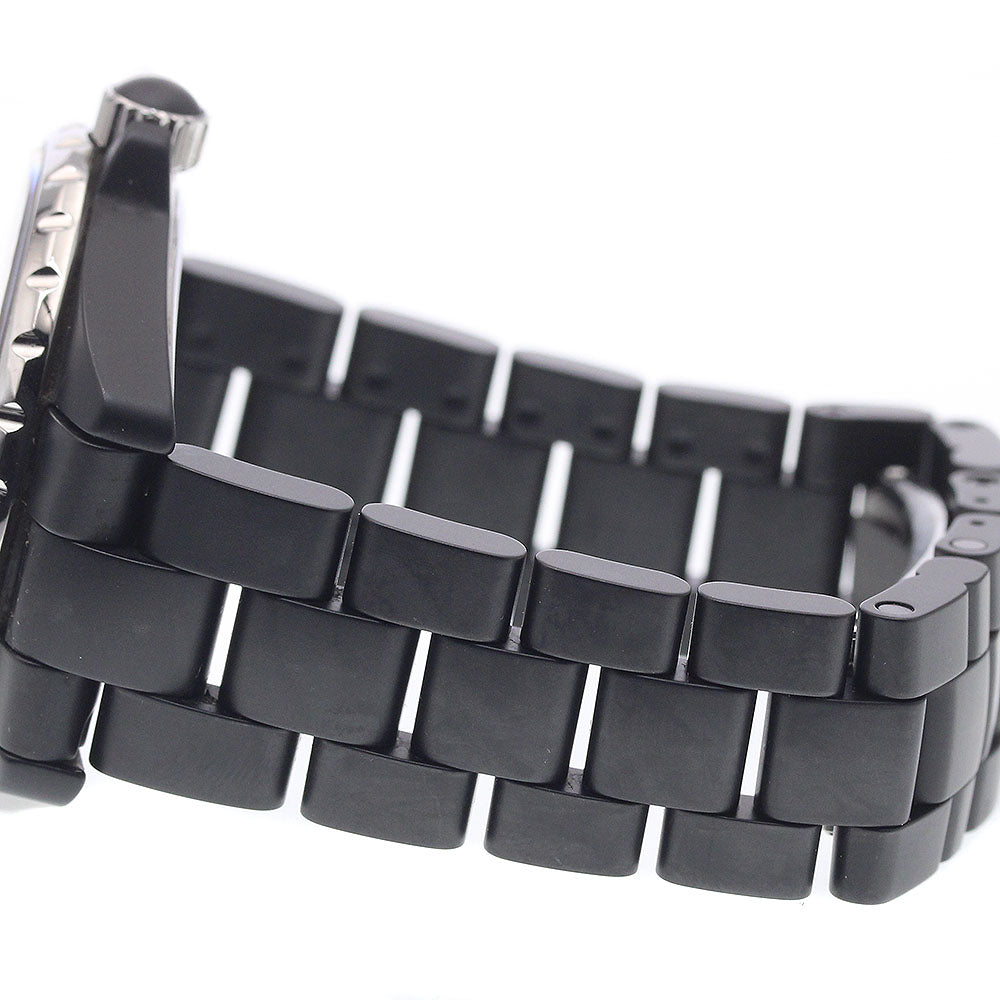 CHANEL H3101 J12 GMT Matte Black Automatic Men's Watch Excellent Condition with Warranty Card