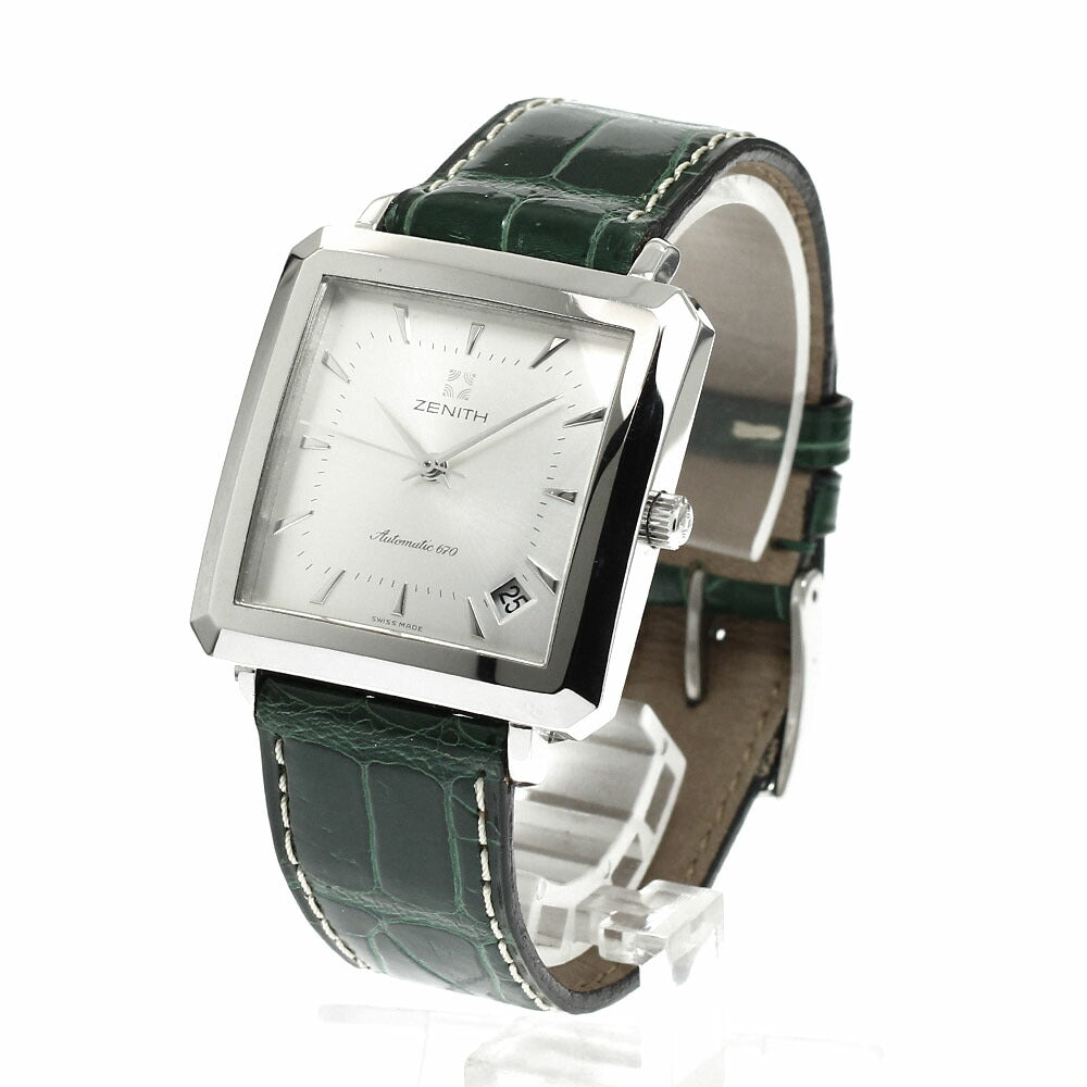 ZENITH 90/01.0100.670 Elite Square Date Automatic Men's Watch (Good Condition)