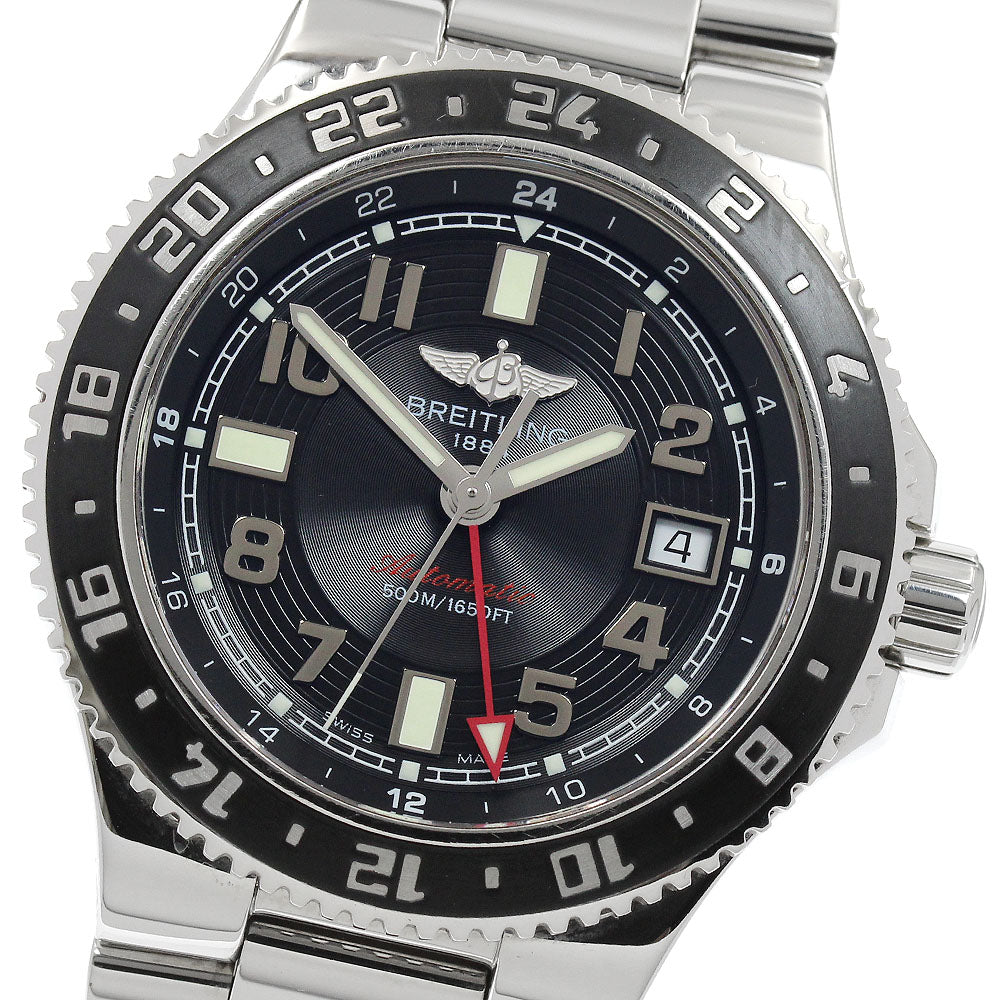 BREITLING A32380 Superocean GMT Date Automatic Men's Watch