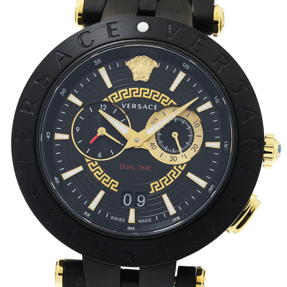 VERSACE VEBV00619 V-Race Dual Time Quartz Men's Watch (Unused)