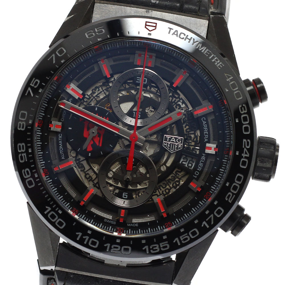 TAG Heuer Car2A1J Carrera Calibre Heuer 01 Manchester United Chronograph Automatic Men's Watch