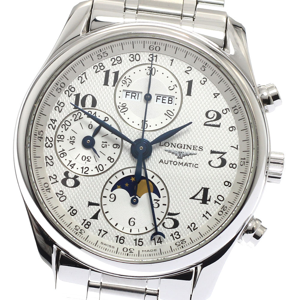 LONGINES L2.673.4 Master Collection Moon Phase Chronograph Automatic Men's Watch