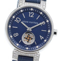 LOUIS VUITTON QA033 Tambour 12P Diamond Quartz Women's Watch