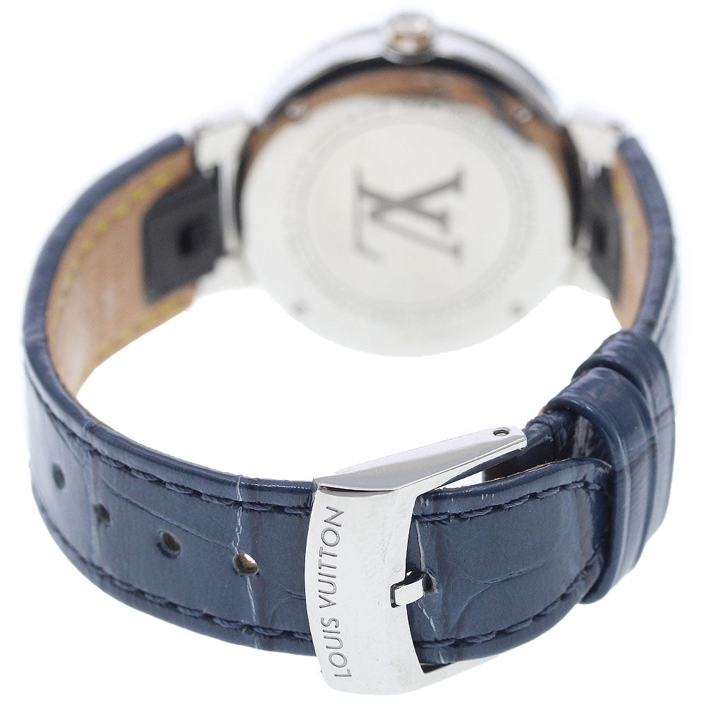 LOUIS VUITTON QA033 Tambour 12P Diamond Quartz Women's Watch