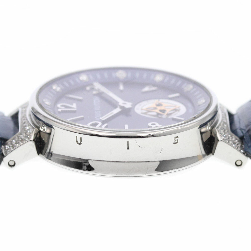 LOUIS VUITTON QA033 Tambour 12P Diamond Quartz Women's Watch