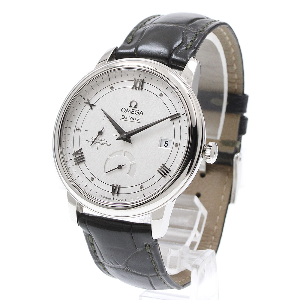 OMEGA 434.13.40.21.02.004 De Ville Prestige Date Power Reserve Automatic Men's Watch with Warranty Card