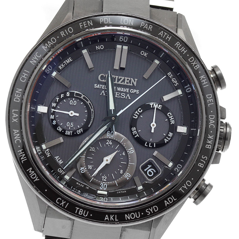 CITIZEN F950-0029S01/CC4055-65E Attesa Satellite Wave GPS Solar Radio Controlled Men's Watch Excellent Condition with Box and Warranty.