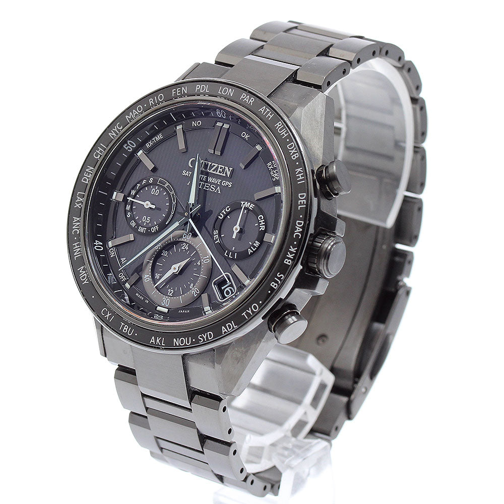 CITIZEN F950-0029S01/CC4055-65E Attesa Satellite Wave GPS Solar Radio Controlled Men's Watch Excellent Condition with Box and Warranty.