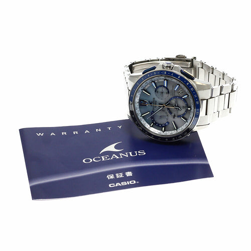 CASIO OCW-G1100C-7AJF Oceanus GPS Hybrid Solar Radio Controlled Men's Watch - Excellent Condition with Warranty.