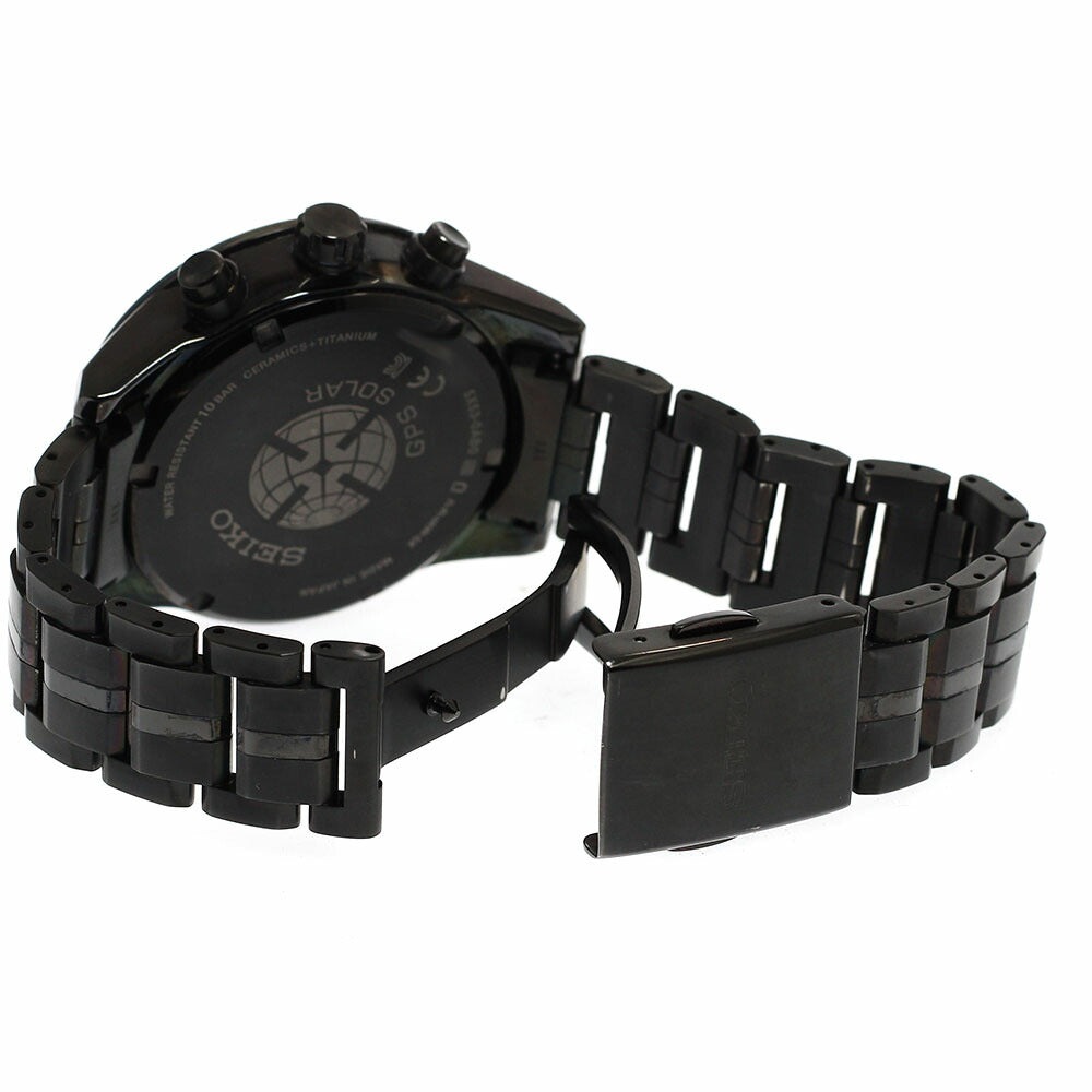 SEIKO SBXC037/5X53-0AB0 Astron GPS Solar Radio-Controlled Men's Watch Excellent Condition with Warranty.