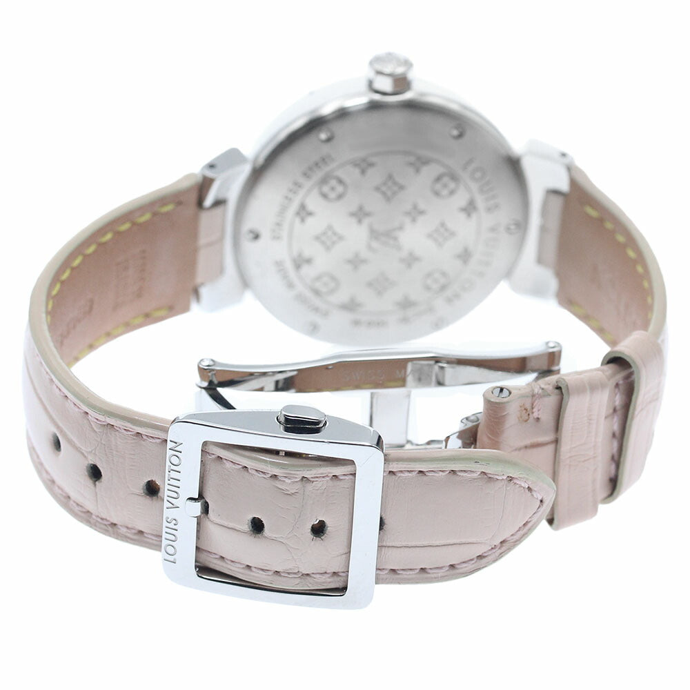 LOUIS VUITTON Q1313 Tambour Hologram Date Quartz Ladies Watch (with box and warranty)