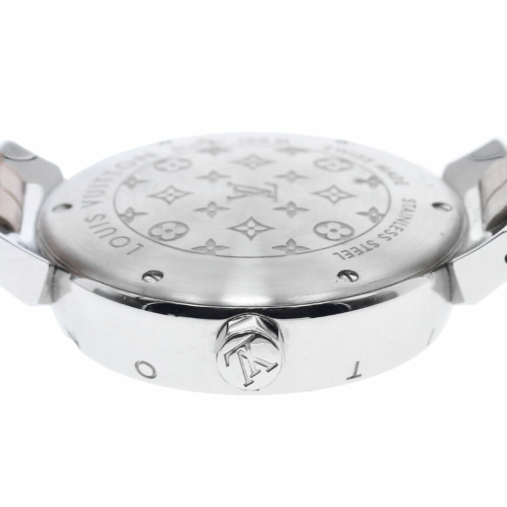 LOUIS VUITTON Q1313 Tambour Hologram Date Quartz Ladies Watch (with box and warranty)