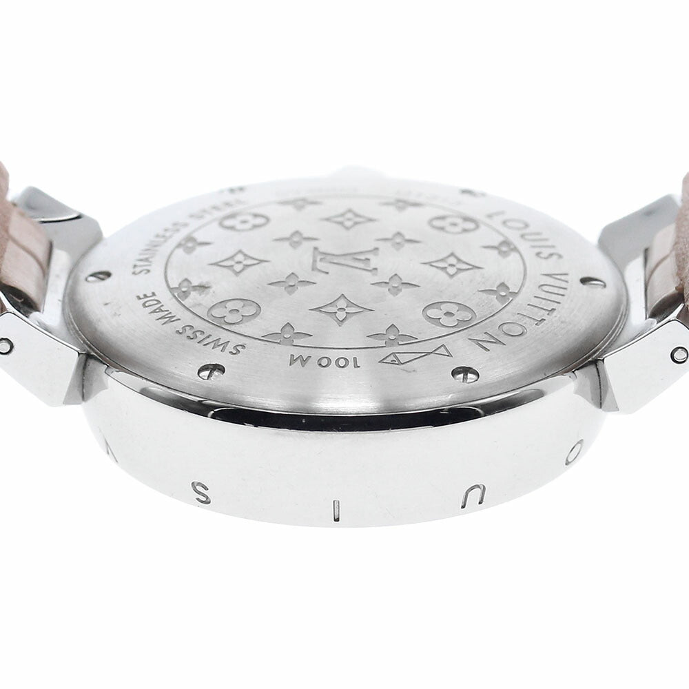 LOUIS VUITTON Q1313 Tambour Hologram Date Quartz Ladies Watch (with box and warranty)