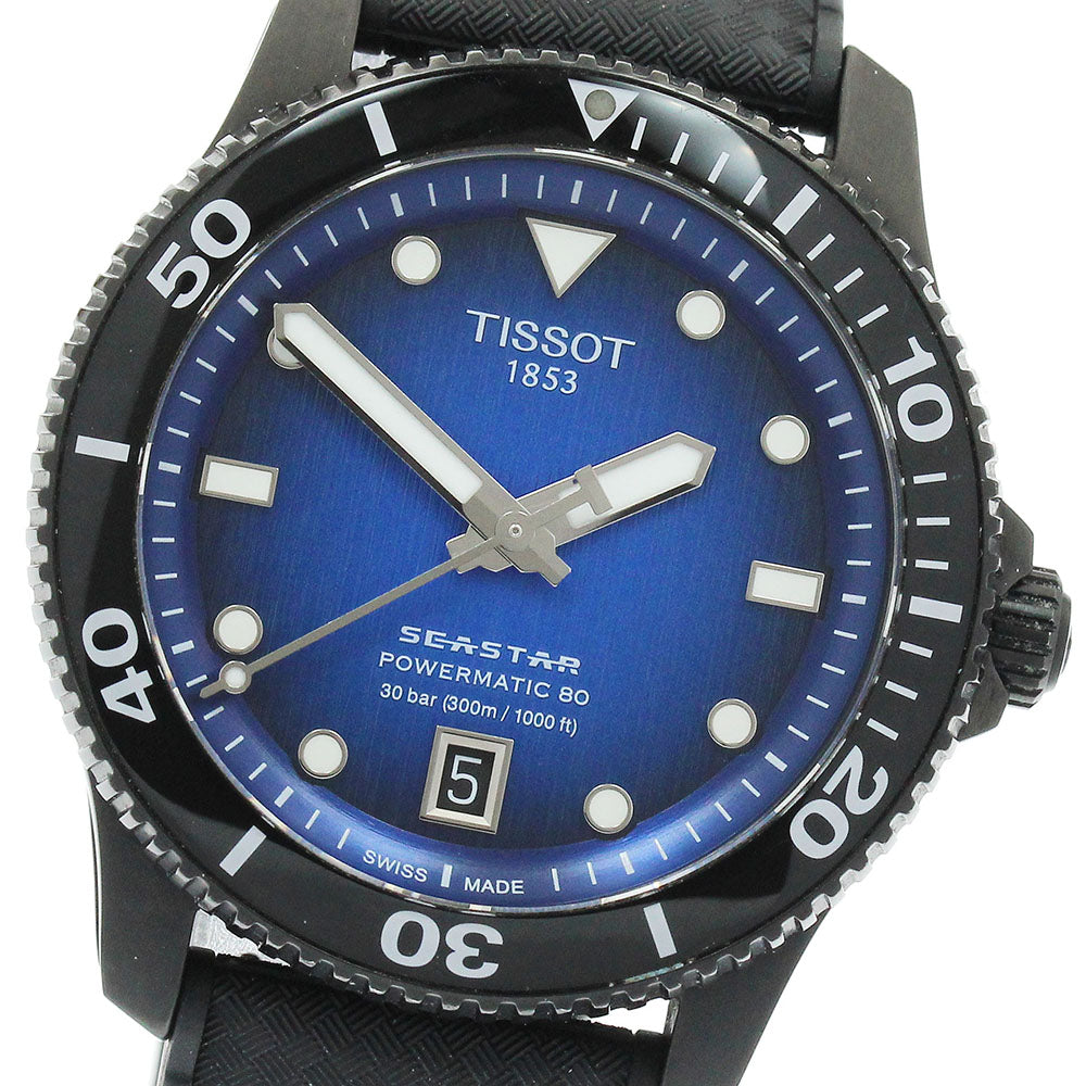 TISSOT T120.807.37.041.00 Seastar 1000 Powermatic 80 Date Automatic Men's Watch Excellent Condition with Warranty.