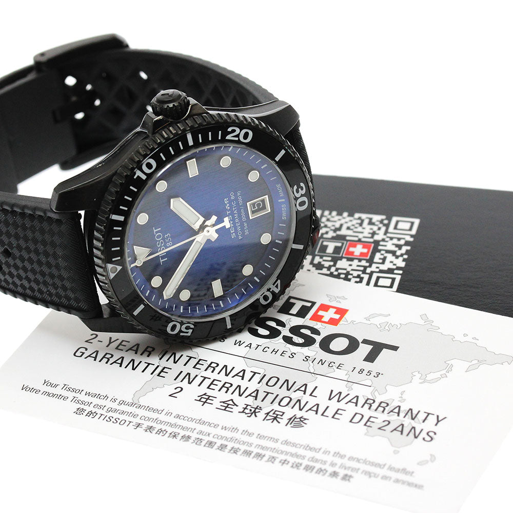 TISSOT T120.807.37.041.00 Seastar 1000 Powermatic 80 Date Automatic Men's Watch Excellent Condition with Warranty.