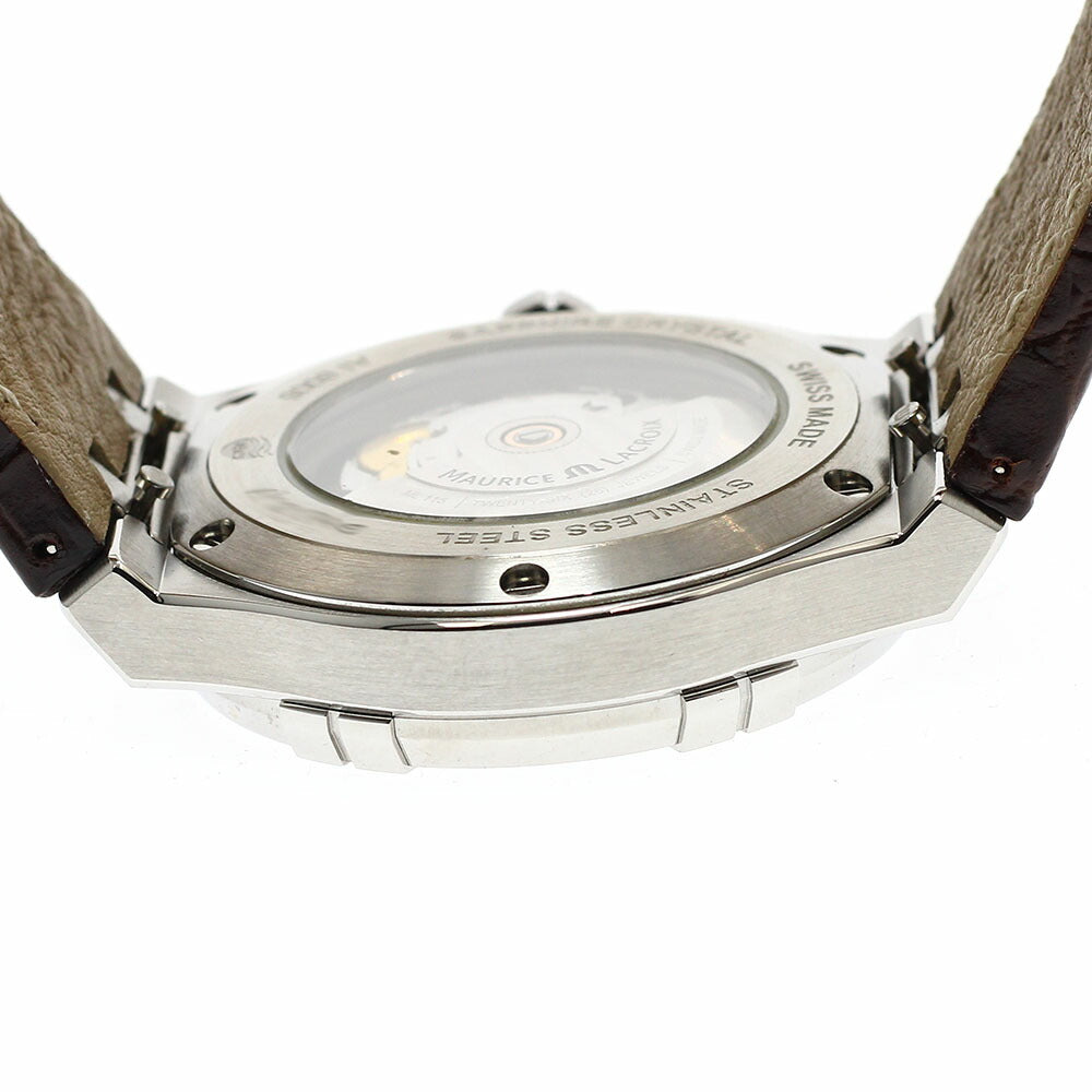 MAURICE LACROIX AI6008-SS002-331-1 Icon Automatic Date Automatic Men's Watch Excellent Condition with Warranty Card