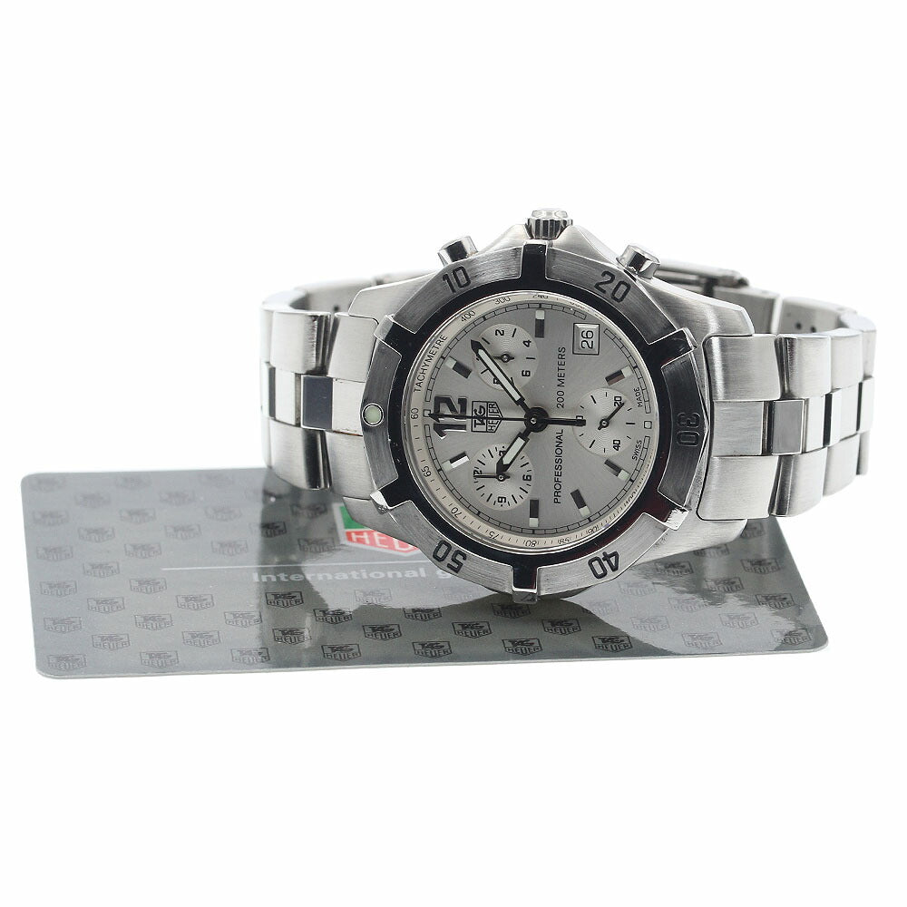 TAG Heuer CN1111 Exclusive Date Chronograph Quartz Men's Watch with Warranty