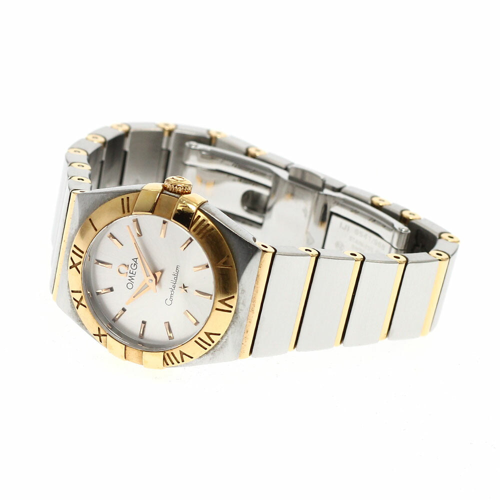 OMEGA 123.20.24.60.02.001 Constellation Brushed Two-Tone Quartz Ladies Watch with Warranty