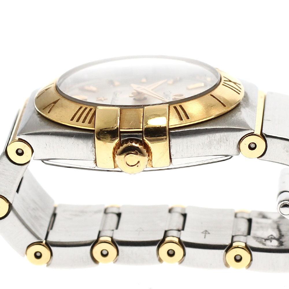 OMEGA 123.20.24.60.02.001 Constellation Brushed Two-Tone Quartz Ladies Watch with Warranty