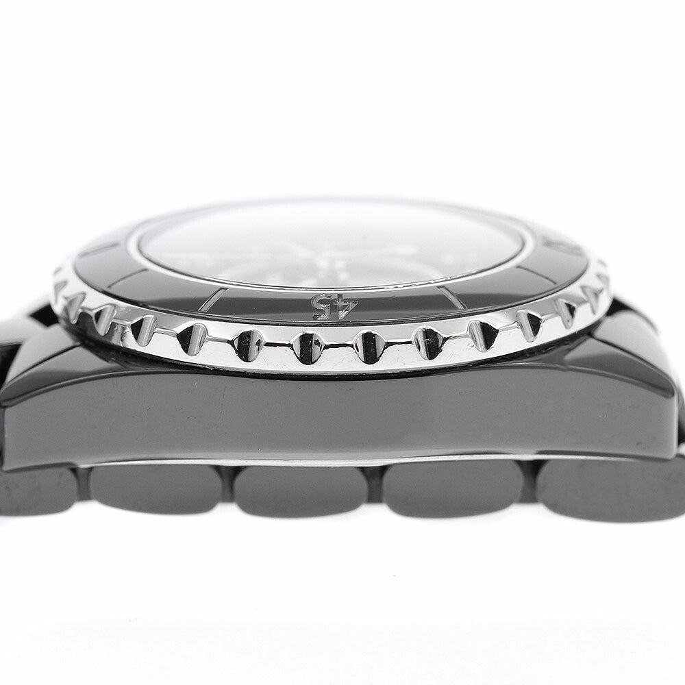 CHANEL H1625 J12 Black Ceramic 33mm 12-Diamond Quartz Women's Watch