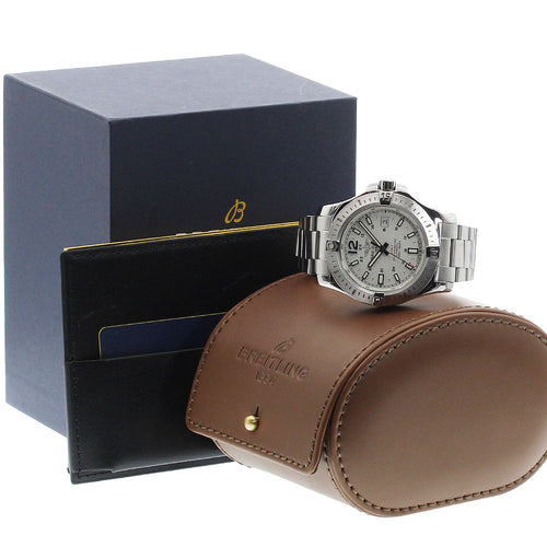 BREITLING A17388 Colt Date Automatic Men's Watch Excellent Condition with Box and Warranty Card