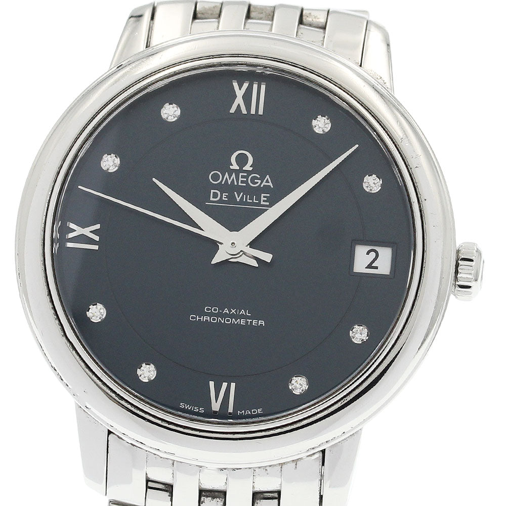 OMEGA 424.10.33.20.53.001 De Ville Prestige 8P Diamond Date Co-Axial Automatic Ladies Watch with Warranty