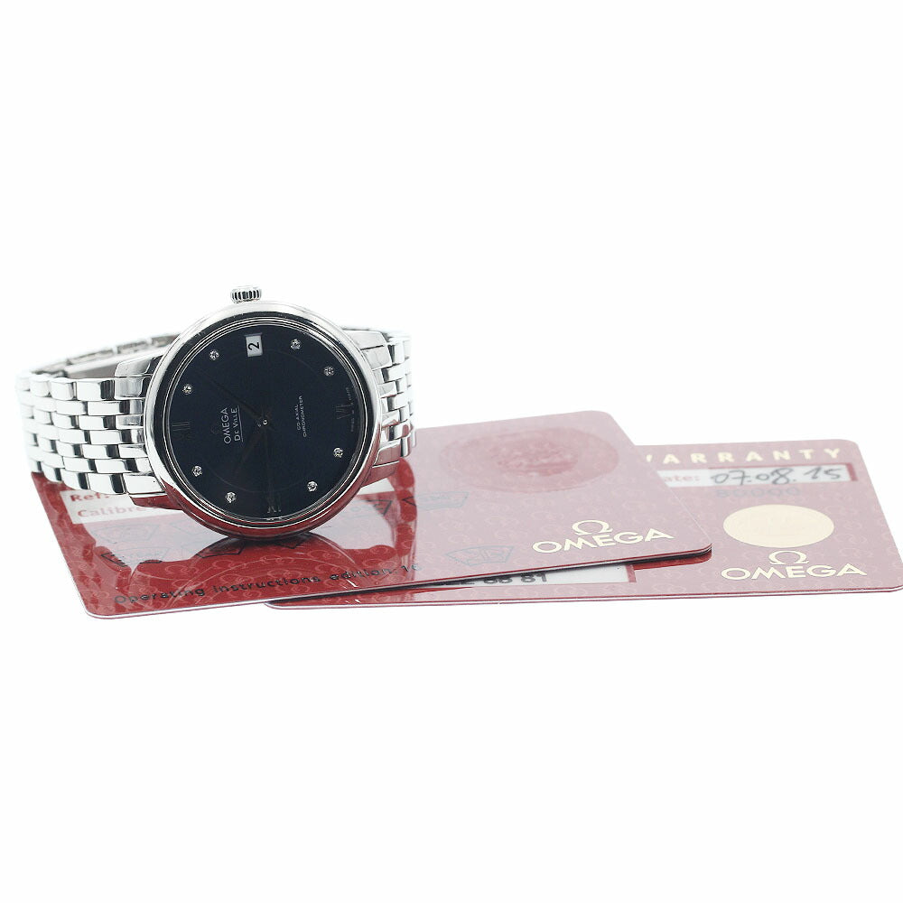 OMEGA 424.10.33.20.53.001 De Ville Prestige 8P Diamond Date Co-Axial Automatic Ladies Watch with Warranty