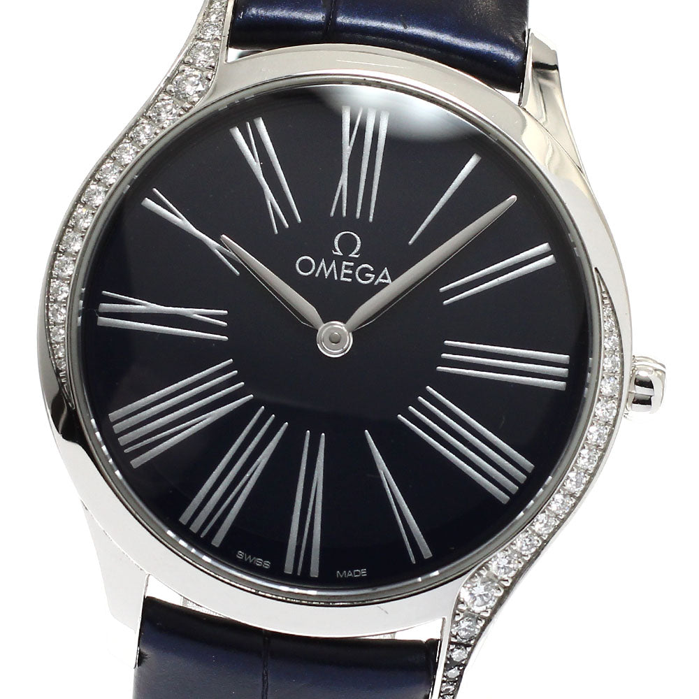 OMEGA 428.18.36.60.03.001 De Ville Tresor Diamond Bezel Quartz Ladies