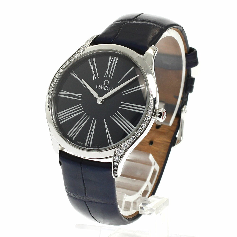 OMEGA 428.18.36.60.03.001 De Ville Tresor Diamond Bezel Quartz Ladies