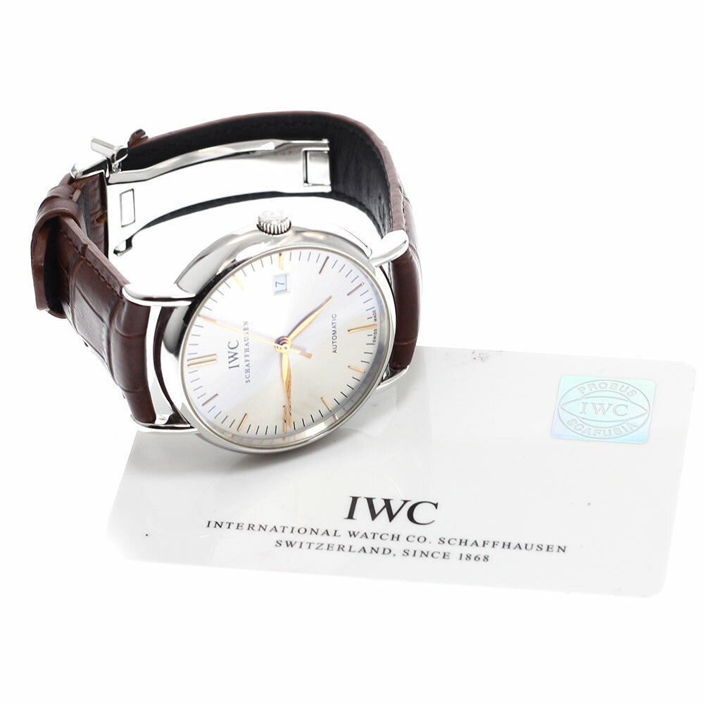 IWC SCHAFFHAUSEN IW356307 Portofino Date Automatic Men's Watch with Warranty