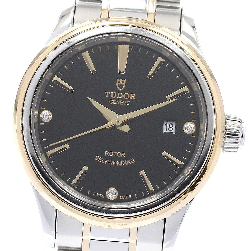 TUDOR 12103 Style Date 3P Diamond Automatic Ladies Watch Excellent Condition with Warranty.
