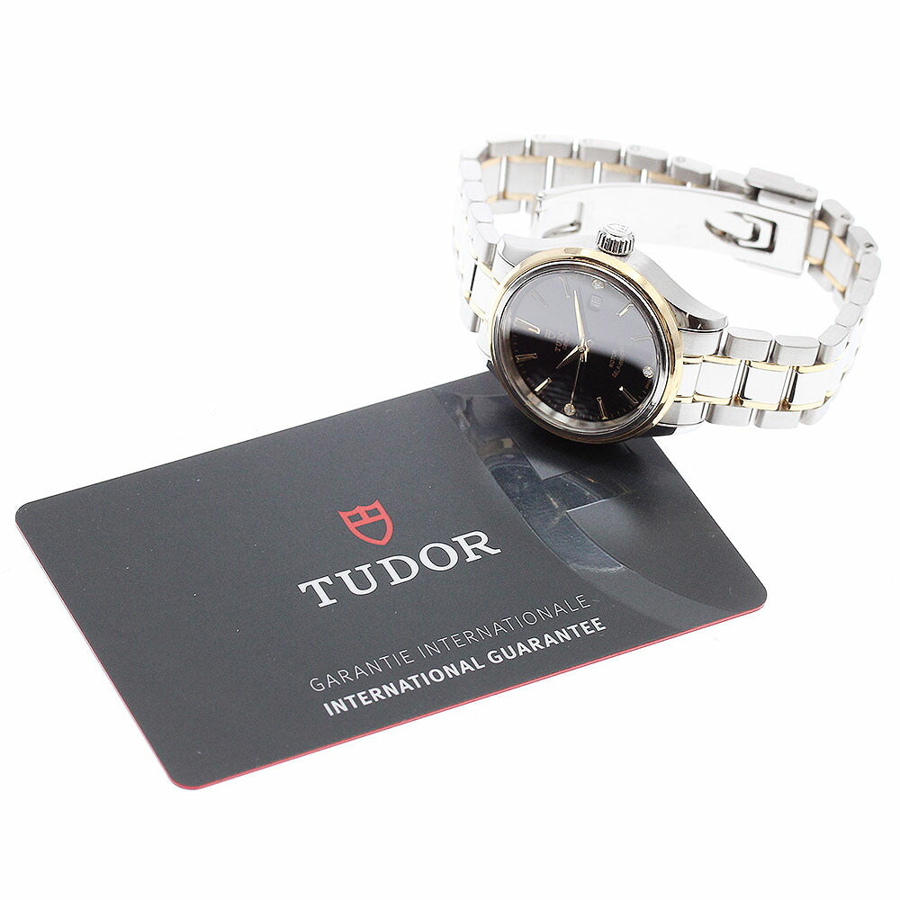 TUDOR 12103 Style Date 3P Diamond Automatic Ladies Watch Excellent Condition with Warranty.