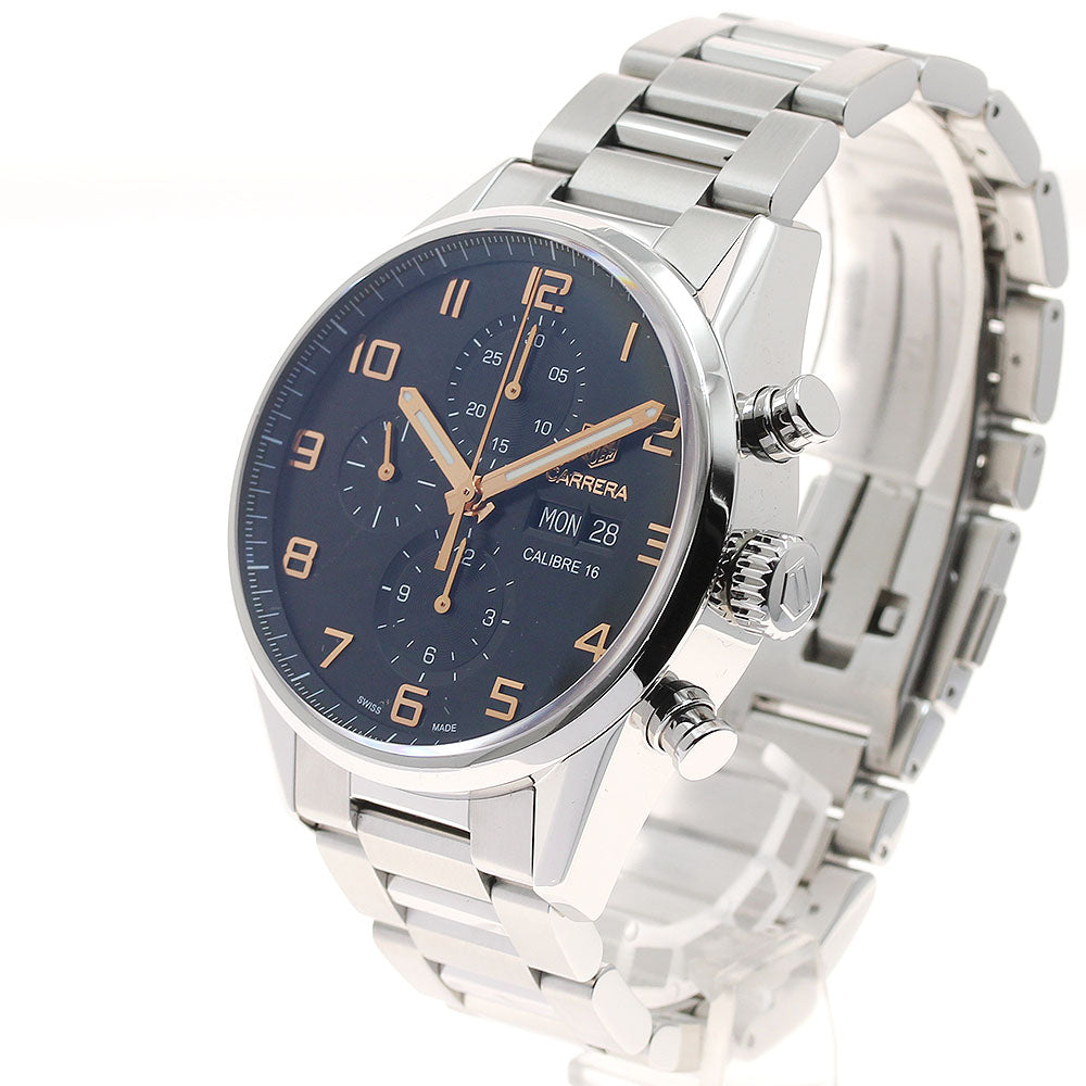 TAG Heuer CV2A1AB Carrera Caliber 16 Chronograph Day-Date Automatic Men's Watch Excellent Condition with Warranty.